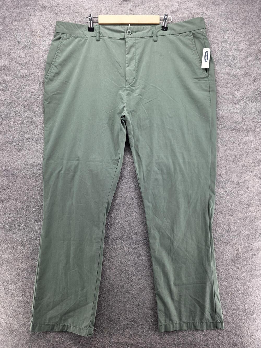Old Navy Pants Mens 42x30 Green Chino Slim Stretch Ultimate Slim Built-In Flex